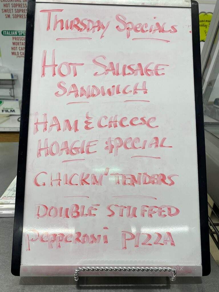 Fazio's Bakery - New Kensington, PA menu_pic