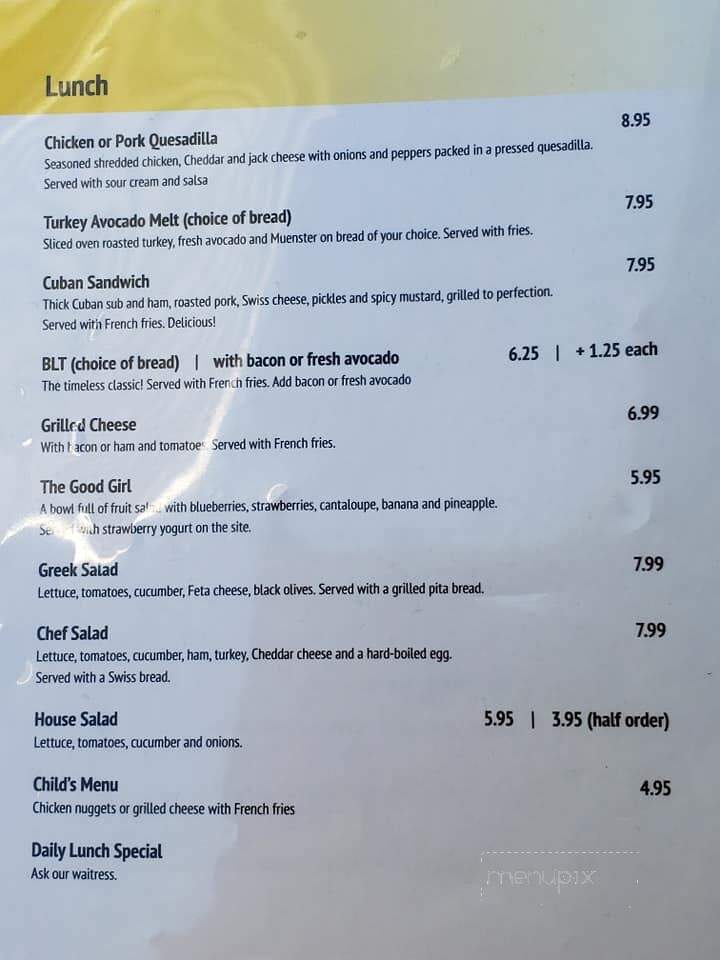 Coffee & Friends Breakfast Restaurant - Englewood, FL menu_pic