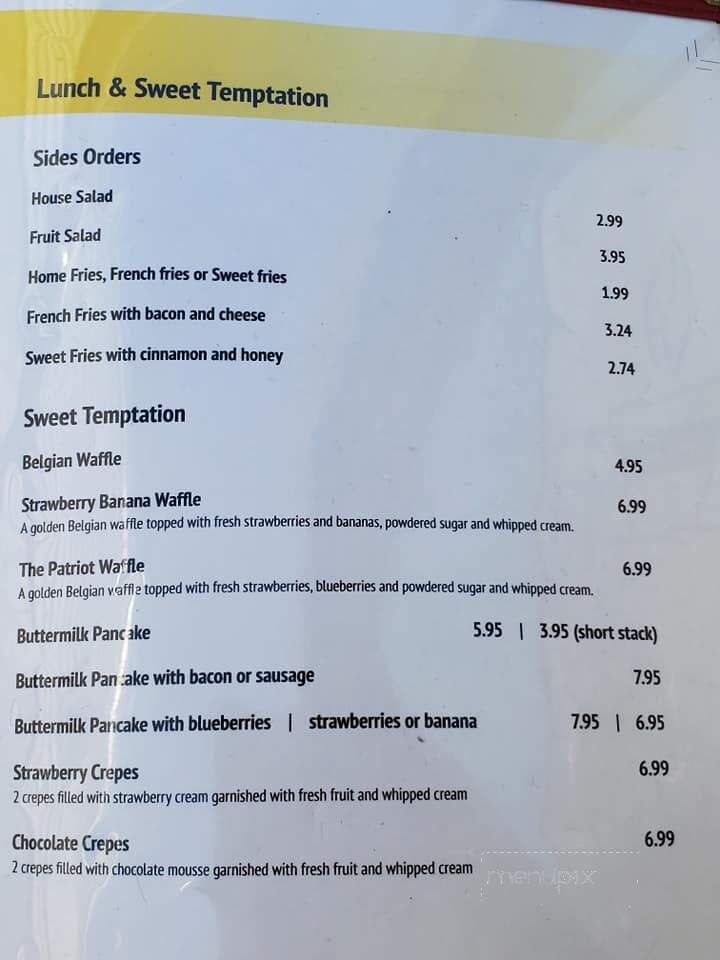 Coffee & Friends Breakfast Restaurant - Englewood, FL menu_pic