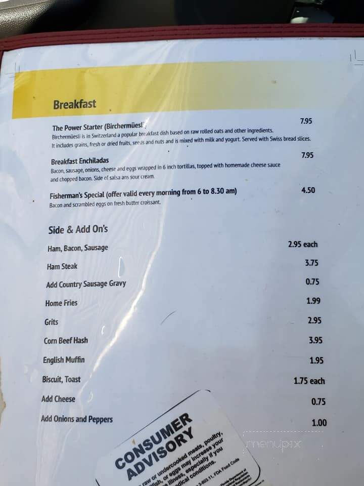 Coffee & Friends Breakfast Restaurant - Englewood, FL menu_pic