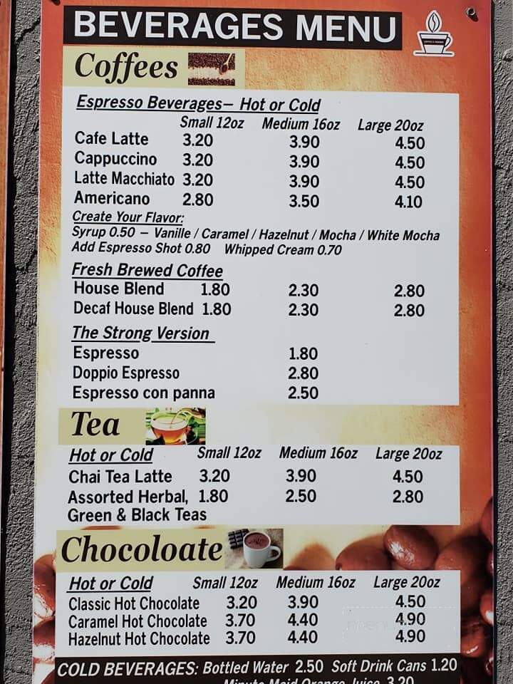 Coffee & Friends Breakfast Restaurant - Englewood, FL menu_pic