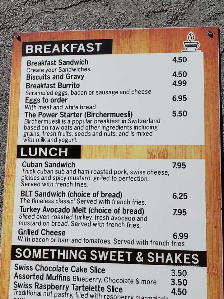Coffee & Friends Breakfast Restaurant - Englewood, FL menu_pic