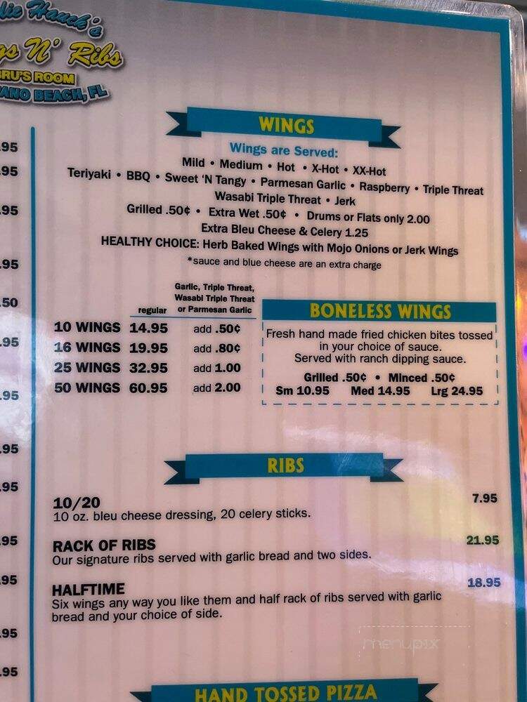 Wings & Ribs - Pompano Beach, FL menu_pic