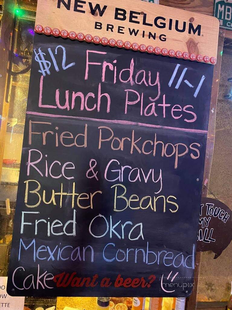 Buddy's - Mccomb, MS menu_pic