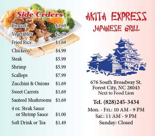 Akita Express - Forest City, NC