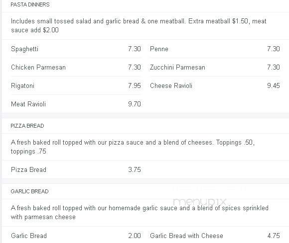 Mama Pepino's Pizza & Billiard - Glassport, PA menu_pic