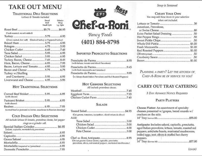 Chef-A-Roni Fancy Foods - East Greenwich, RI