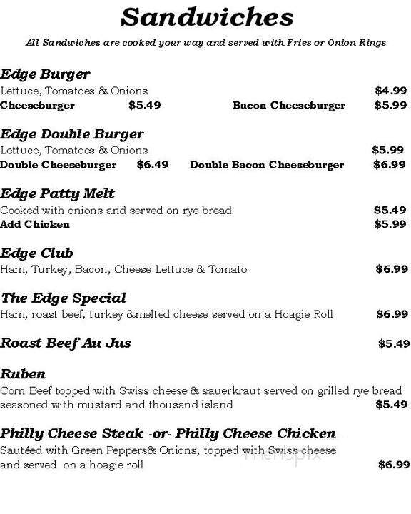 Edge Bar & Grill - Florence, SC