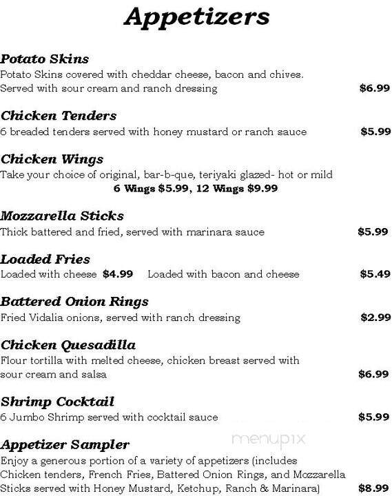 Edge Bar & Grill - Florence, SC menu_pic