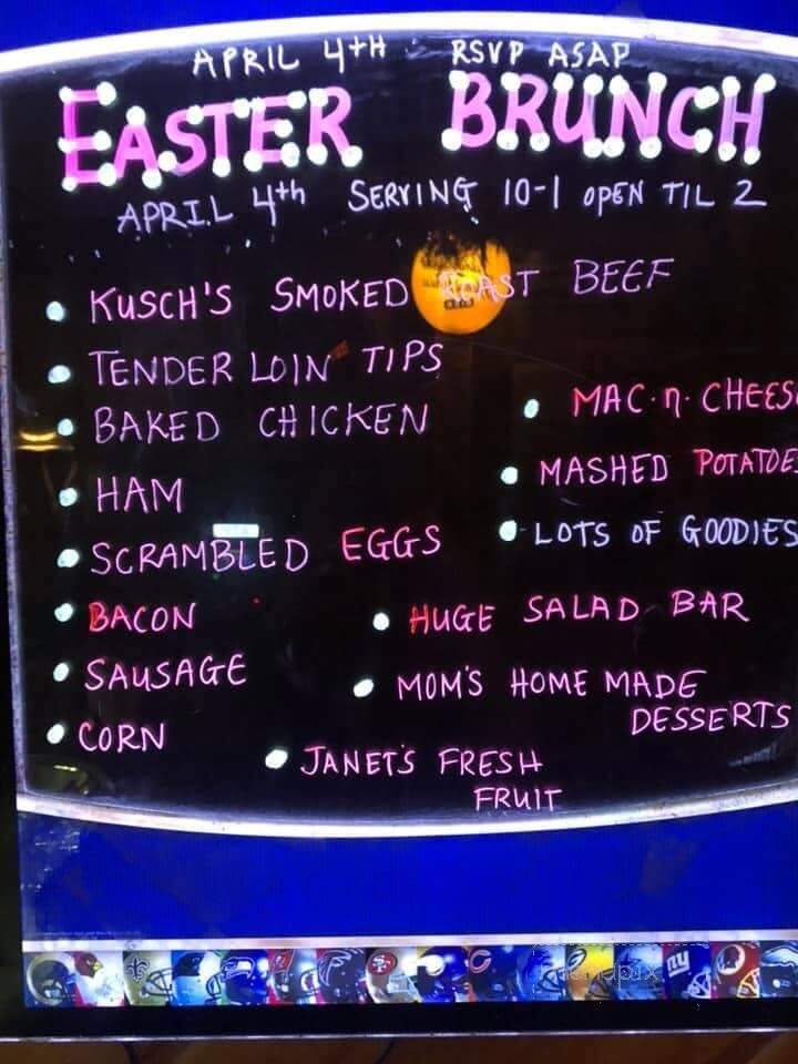 Gingers Hide Away - Horicon, WI menu_pic
