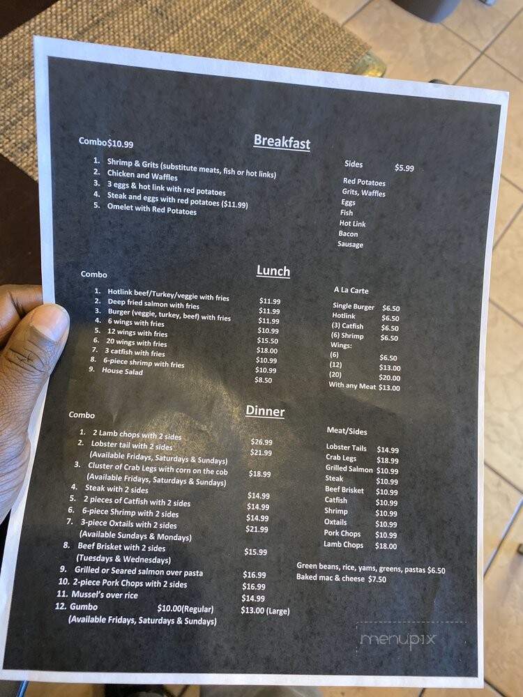 Sugar Daddy's Cafe - North Las Vegas, NV menu_pic