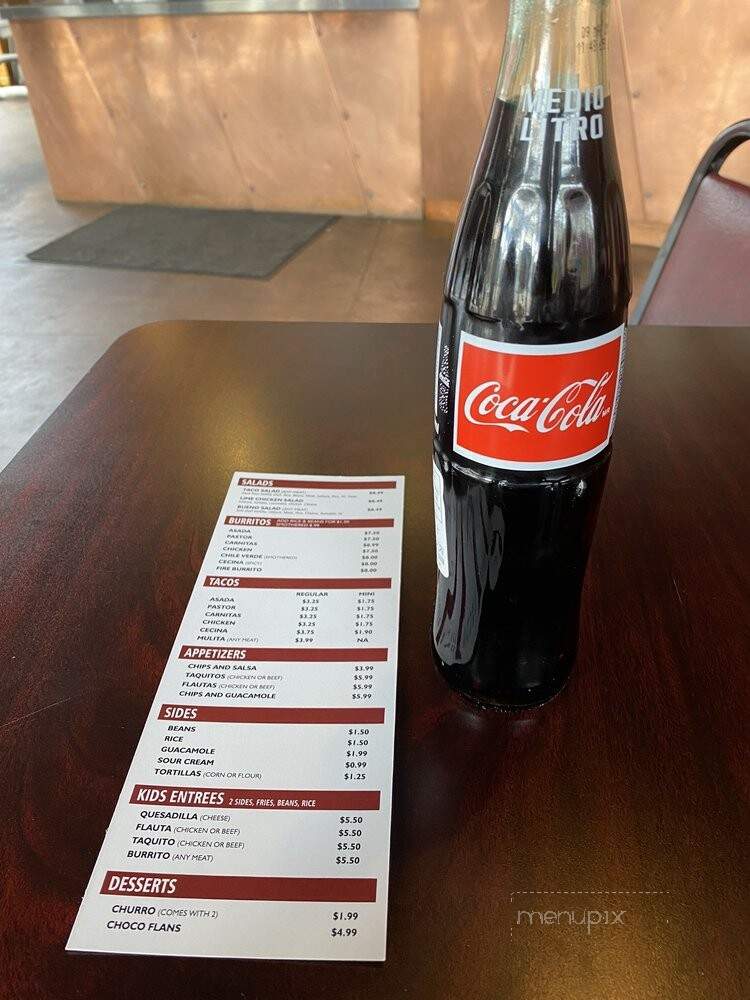 El Bueno - Cedar City, UT menu_pic