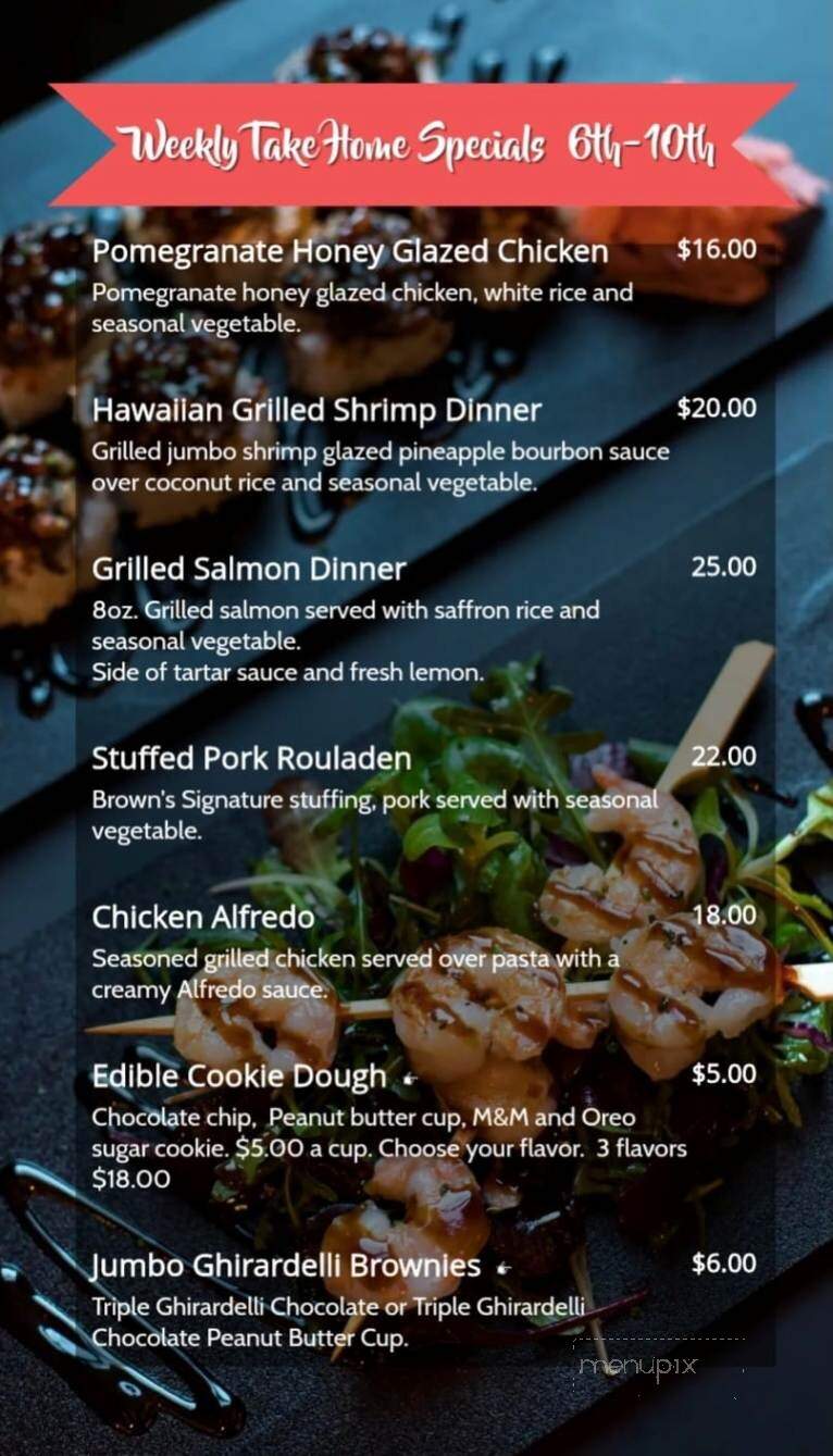 Browns Food Factory - Venice, FL menu_pic