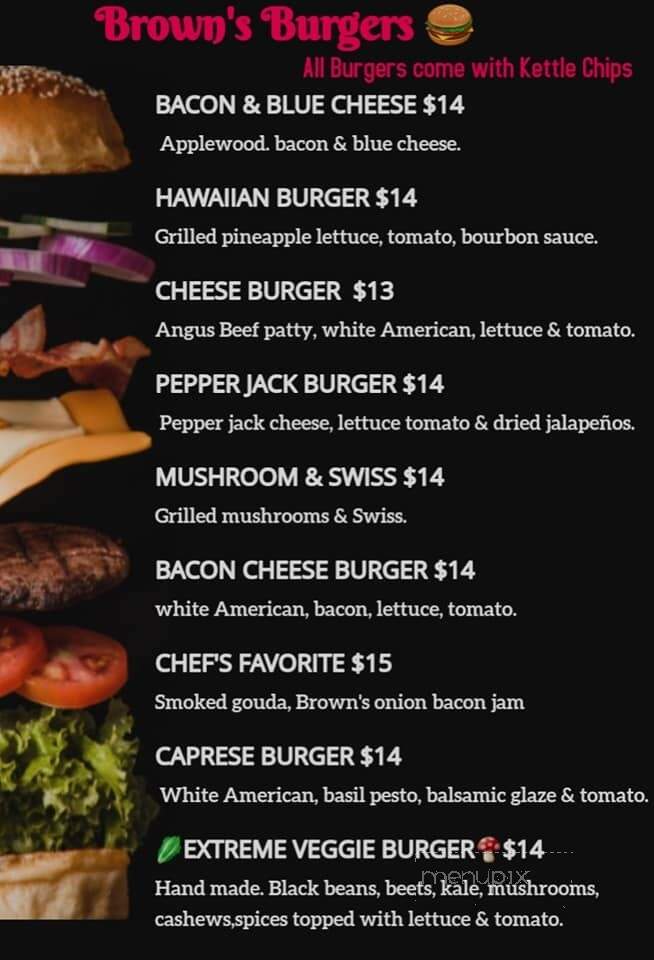 Browns Food Factory - Venice, FL menu_pic