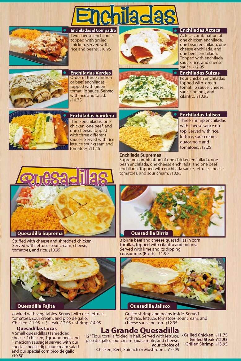 Casa Charro - Crystal City, MO menu_pic