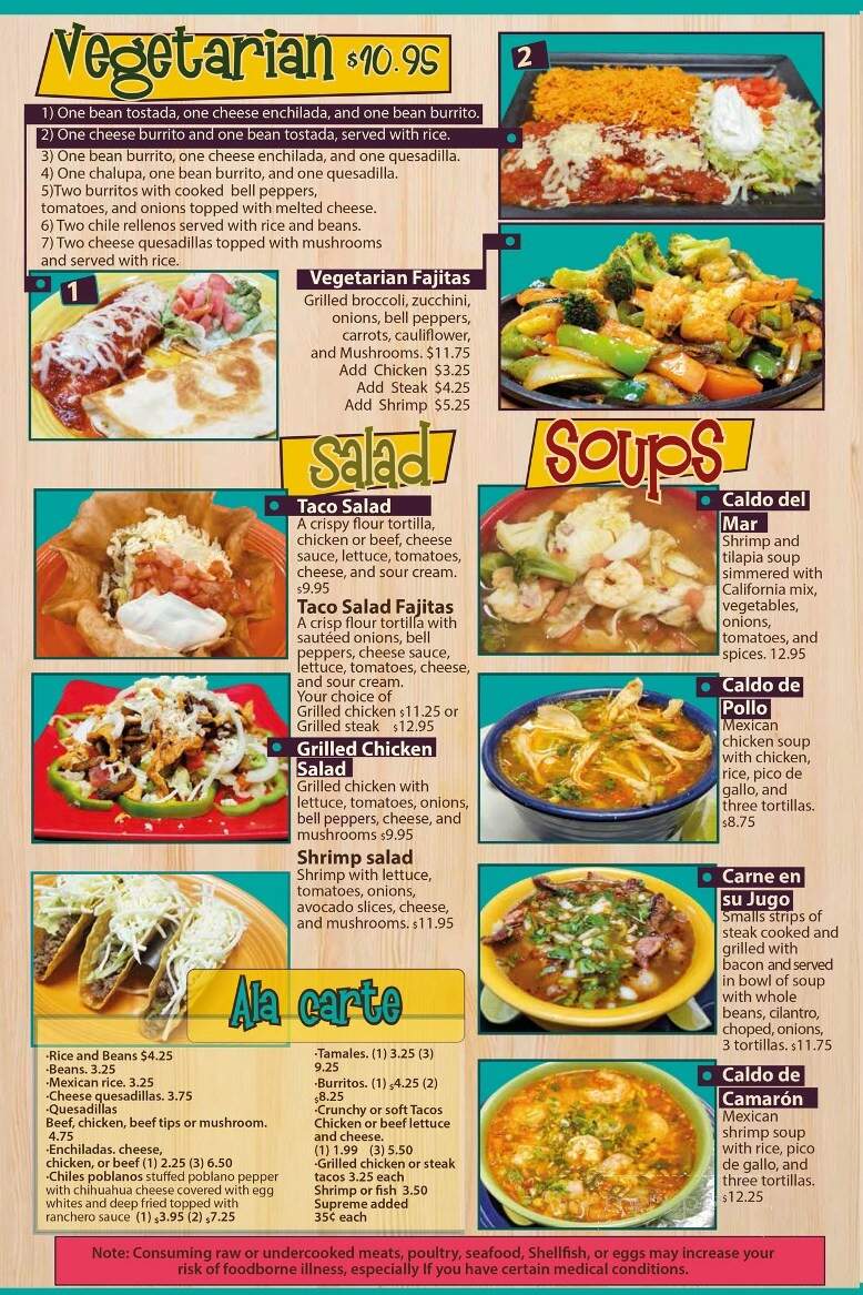 Casa Charro - Crystal City, MO menu_pic