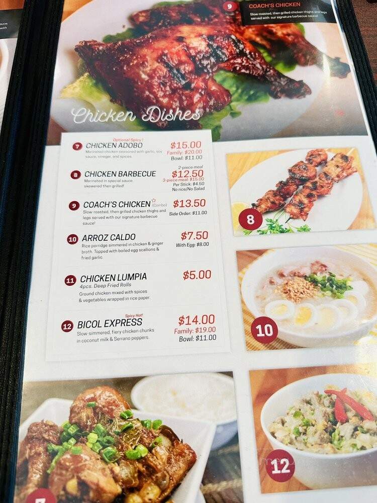 Fil Cuisine - Lynnwood, WA menu_pic