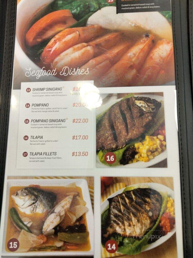 Fil Cuisine - Lynnwood, WA menu_pic