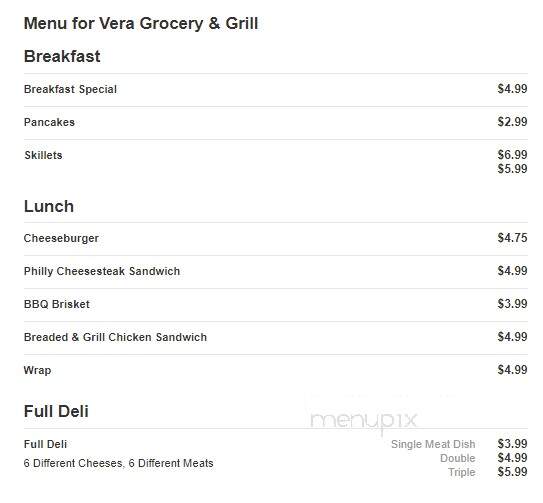 Vera Grocery and Grill - Collinsville, OK