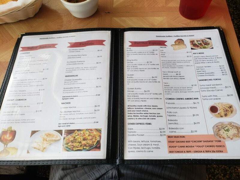 Tacos and Burritos Express - Baton Rouge, LA menu_pic