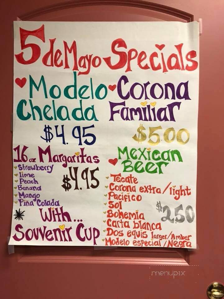 Lacabana Mexican Restaurant - Hawkinsville, GA menu_pic
