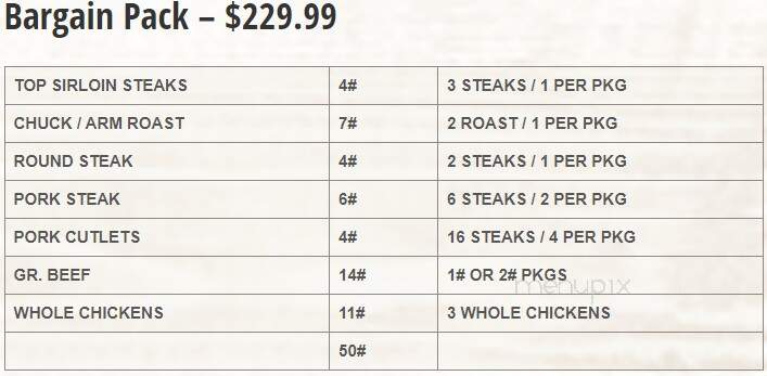 Alewel's Country Meats - Warrensburg, MO menu_pic