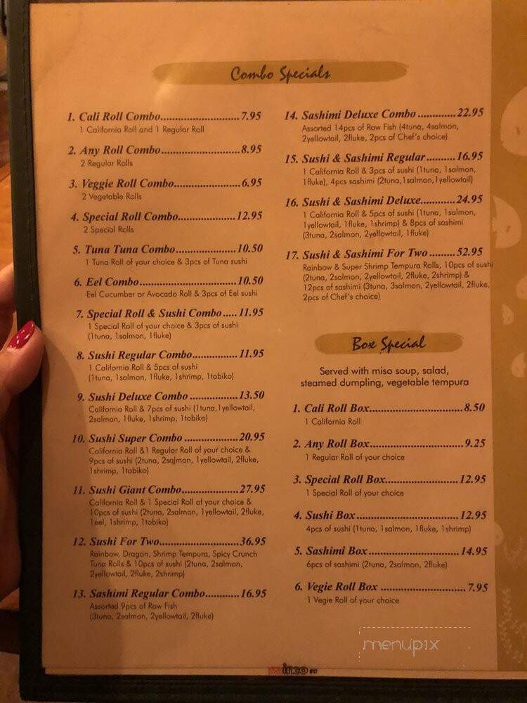 Sushi Bell - Bayside, NY menu_pic