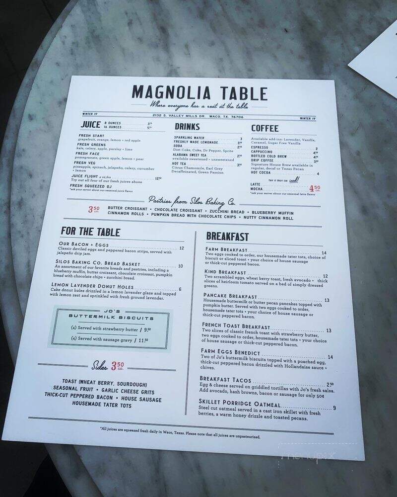 Magnolia Table - Waco, TX