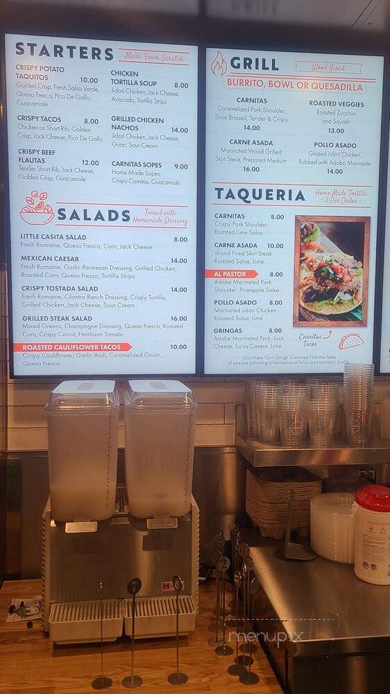 Carmelita's Taqueria and Grill - Dana Point, CA menu_pic