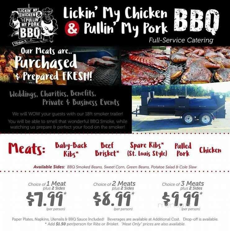 Lickin My Chicken & Pullin' My Pork BBQ - Effingham, IL