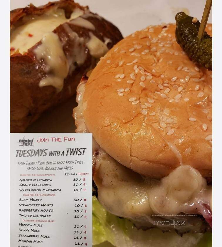 Bimini Twist - West Palm Beach, FL menu_pic