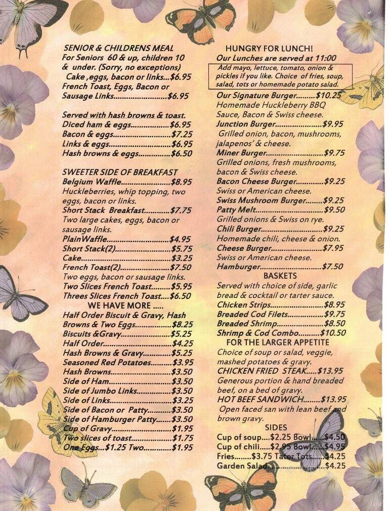 Rose Lake Restaurant - Cataldo, ID menu_pic