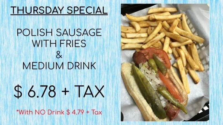 Donald's Famous Hotdogs - Westchester, IL menu_pic