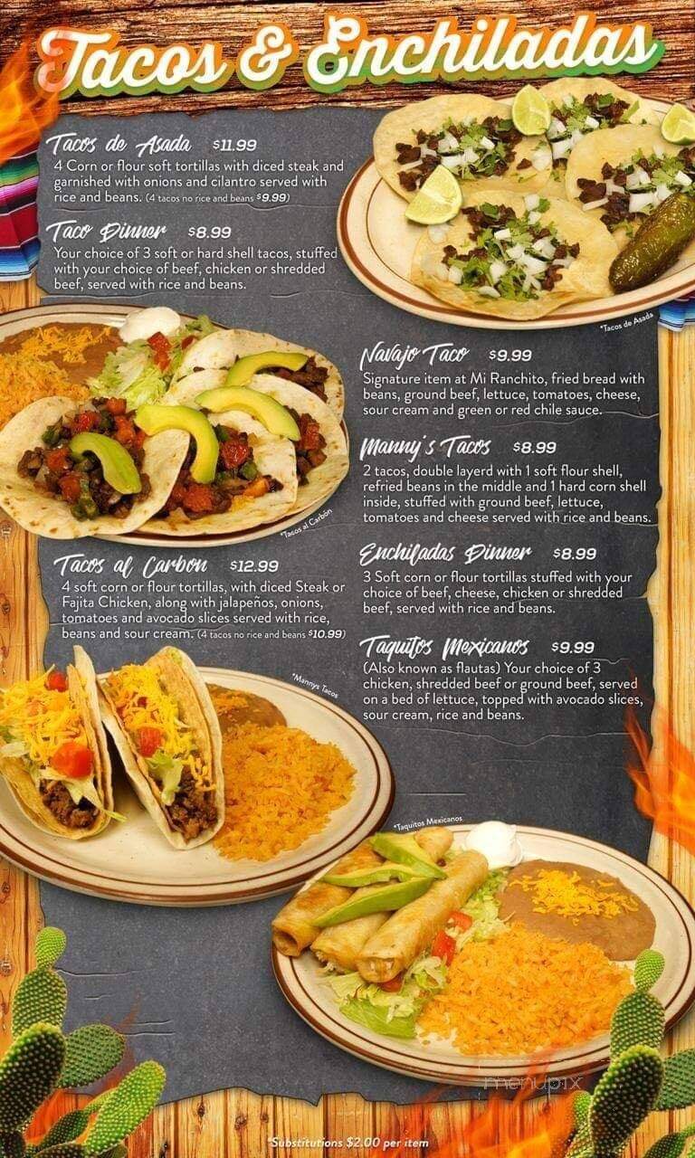 Mi Ranchito - Gothenburg, NE menu_pic