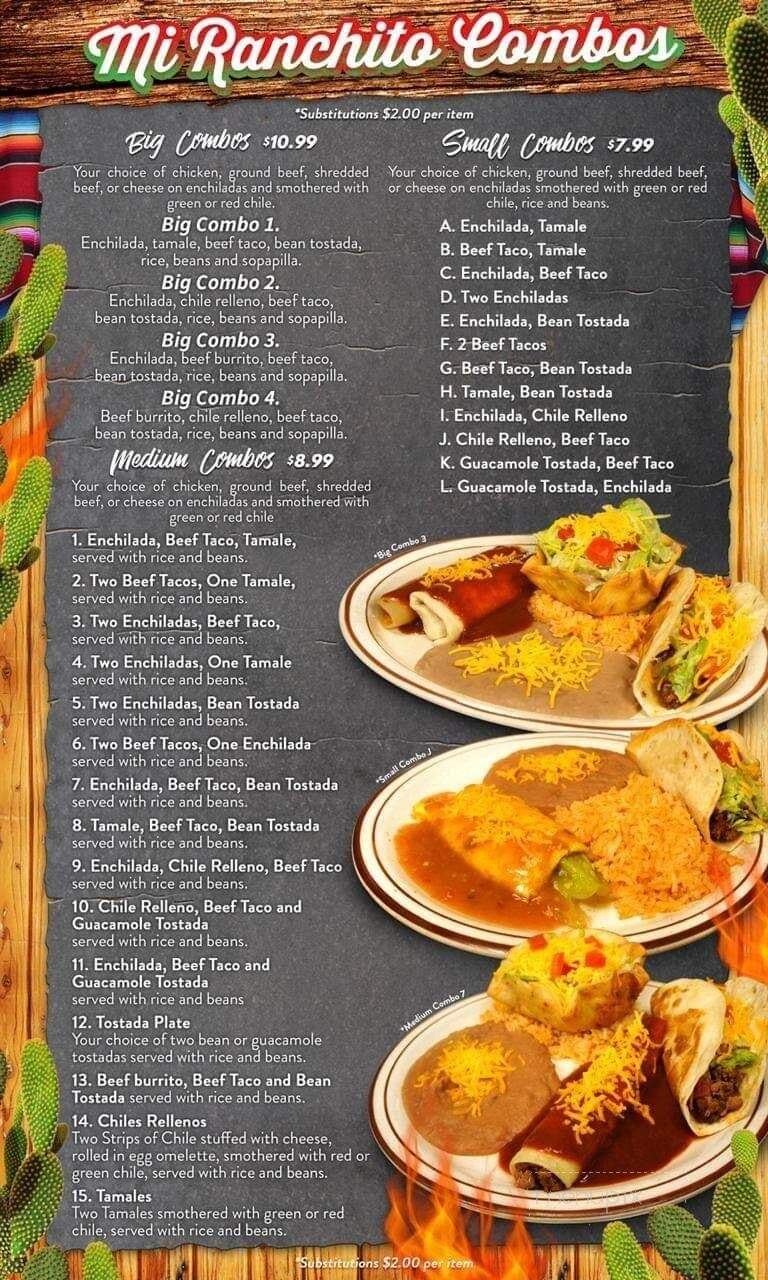 Mi Ranchito - Gothenburg, NE menu_pic