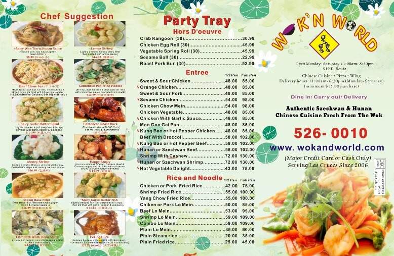 Wok N World - Las Cruces, NM menu_pic