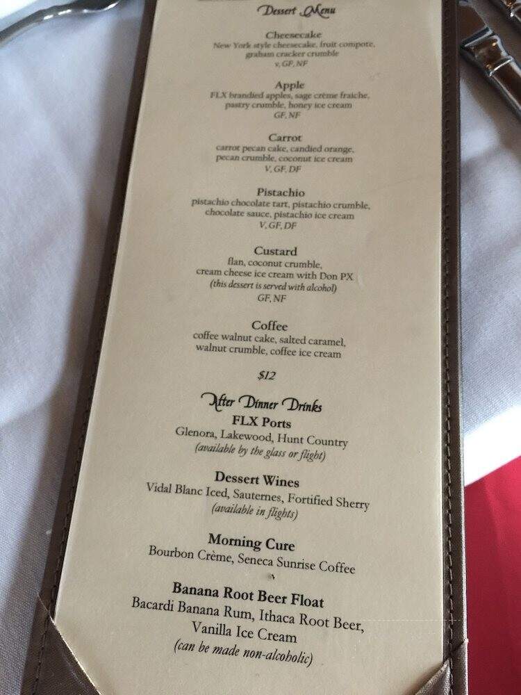 Veraisons Restaurant - Dundee, NY menu_pic