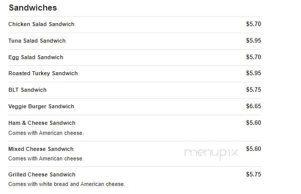 Tribeca Coffee - Philadelphia, PA menu_pic