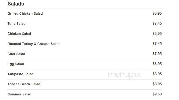Tribeca Coffee - Philadelphia, PA menu_pic