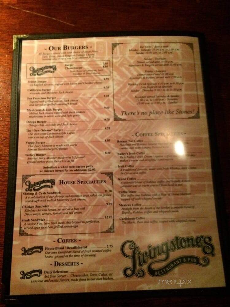 Livingstone's Restaurant & Pub - Fresno, CA