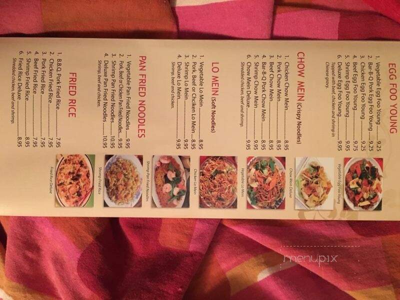 Hong's Garden Chinese Restaurant - New Castle, CO menu_pic