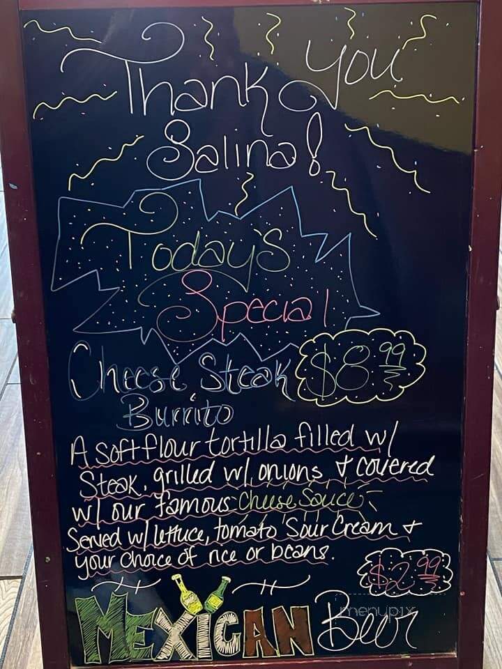 La Curva - Salina, KS menu_pic