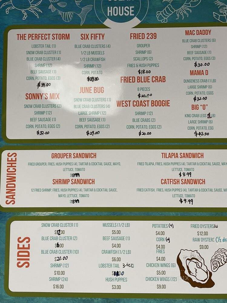 Trap House Krab and Seafood - Fort Myers, FL menu_pic