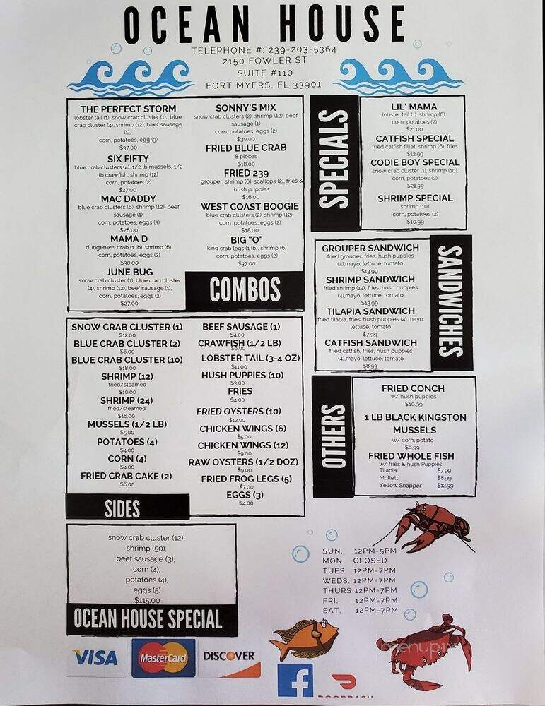 Trap House Krab and Seafood - Fort Myers, FL menu_pic