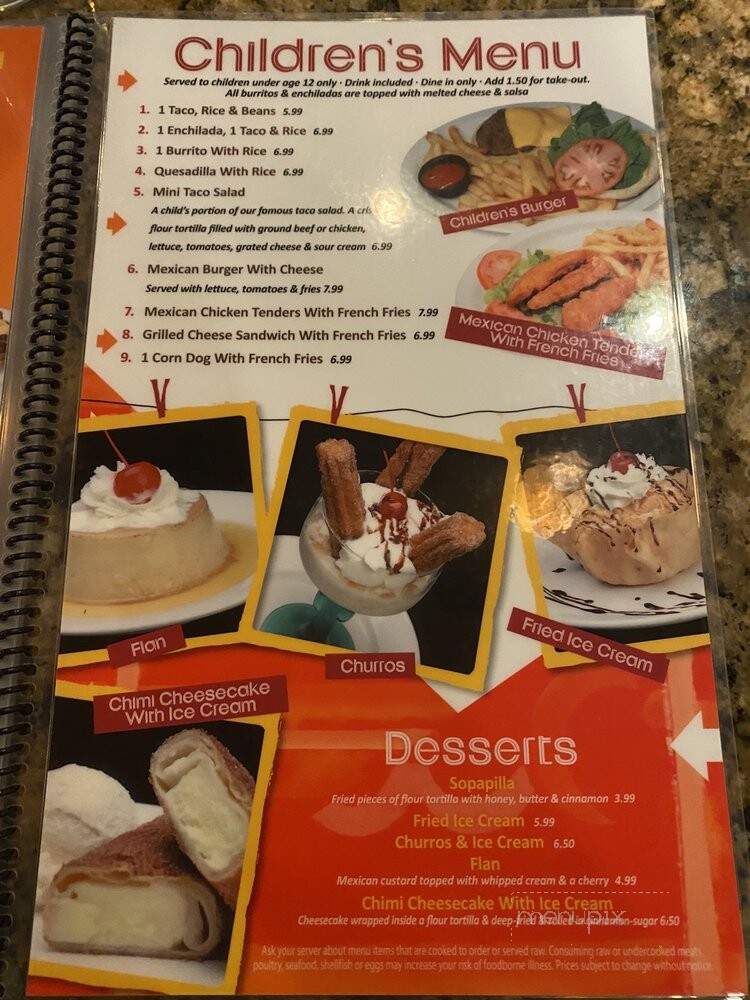Don Juan Mexican Cantina - Brighton, MI menu_pic