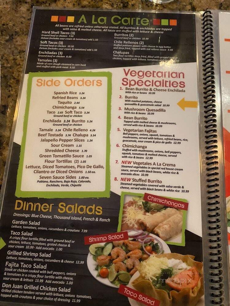 Don Juan Mexican Cantina - Brighton, MI menu_pic