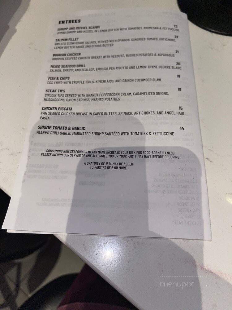 Bear Creek Bistro - Euless, TX menu_pic