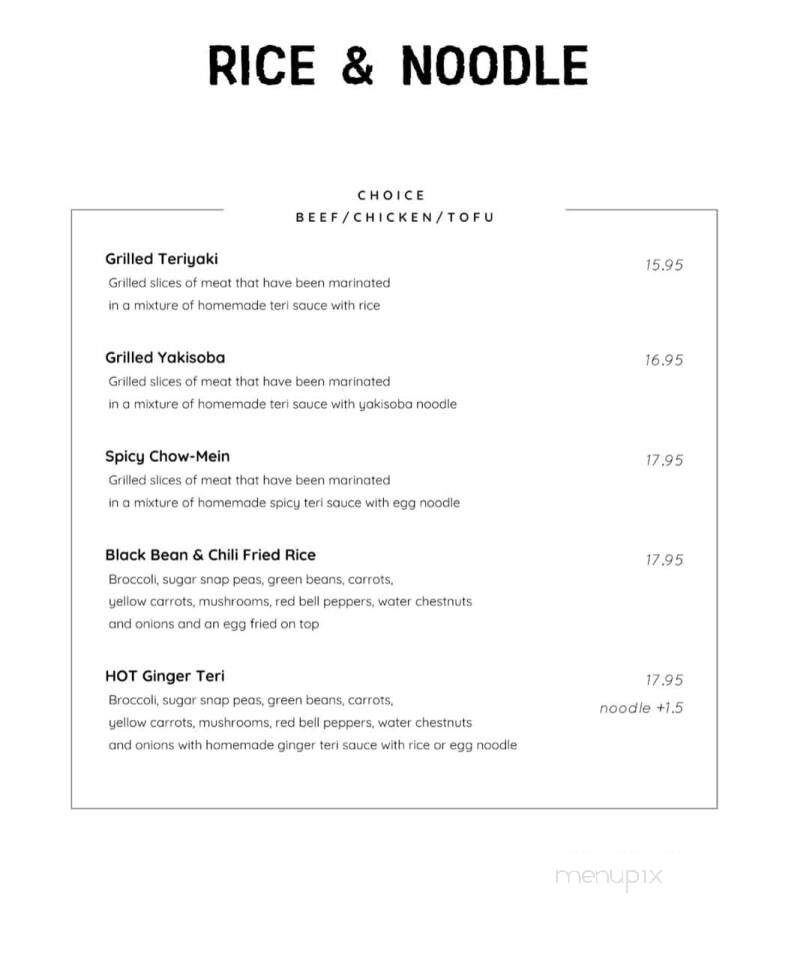 Cornerstone Cafe - Langley, BC menu_pic