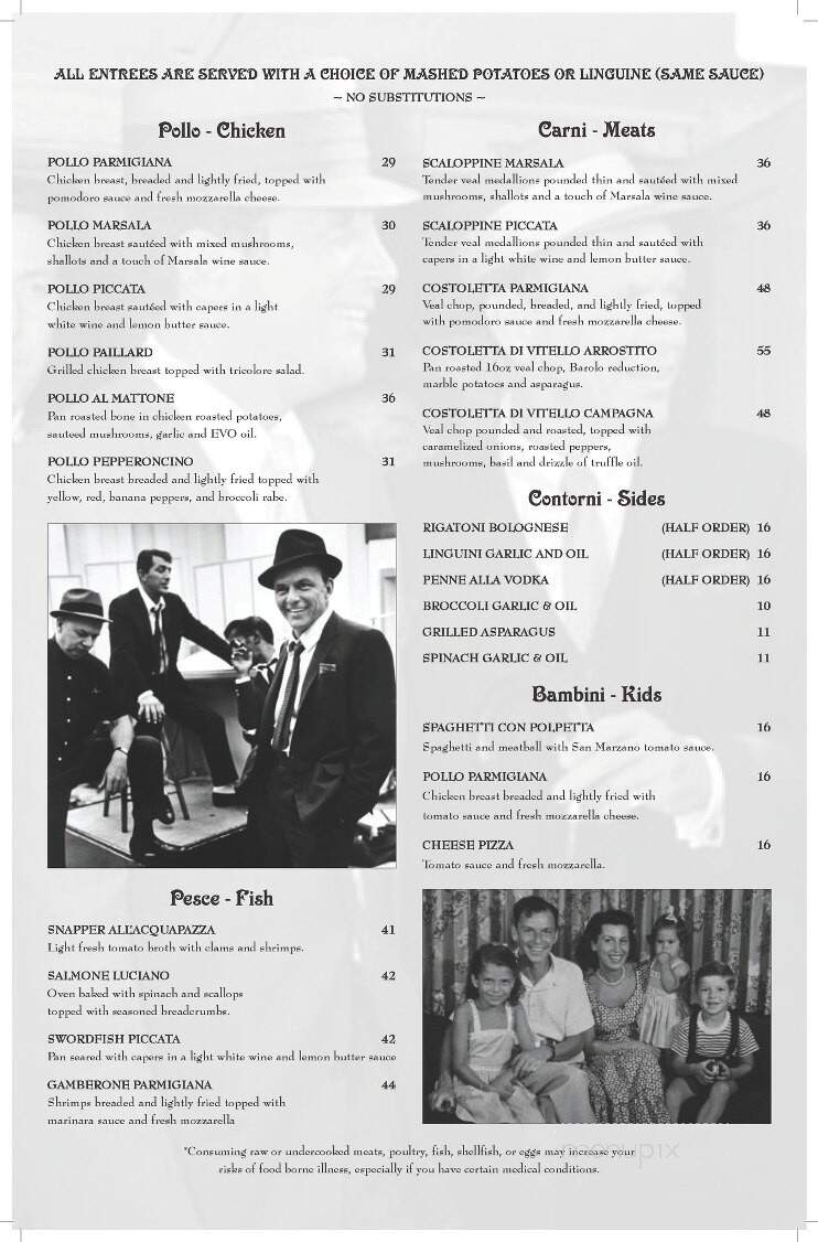 Frank & Dino's - Lexington, KY menu_pic