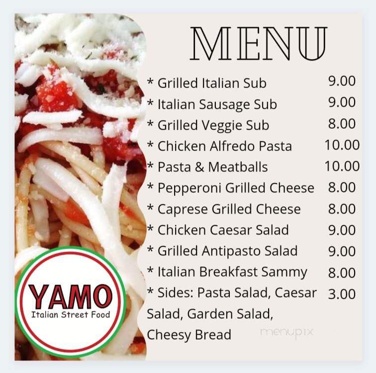 YAMO Food Truck - St. Augustine Beach, FL menu_pic